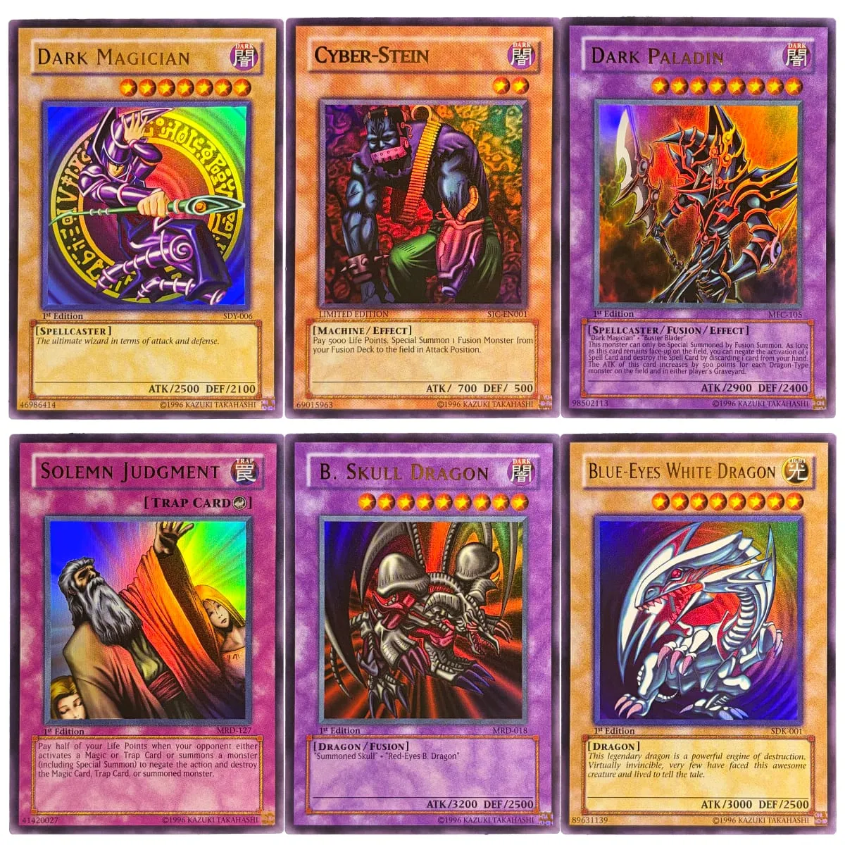 YuGiOh! TCG Cyber-Stein EN001 Shonen Jump Championship Limited Edition Ultra Rare Solemn Judgment Paladin Vintage YGO Foil Card — image 1