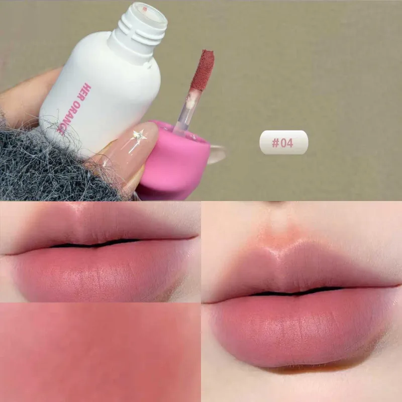 Herorange Soft Matte Lip Mud Nevysychající dlouhé nošení pro každodenní dojíždění Cenově dostupný make-up — image 8