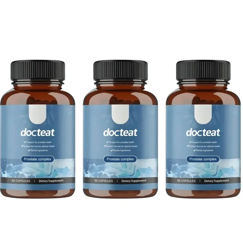 Docteat Prostate Complex Capsules Support Prostate Health and Urine Flow with Herbal Saw Palmetto and Pygeum 60 Capsules — image 9