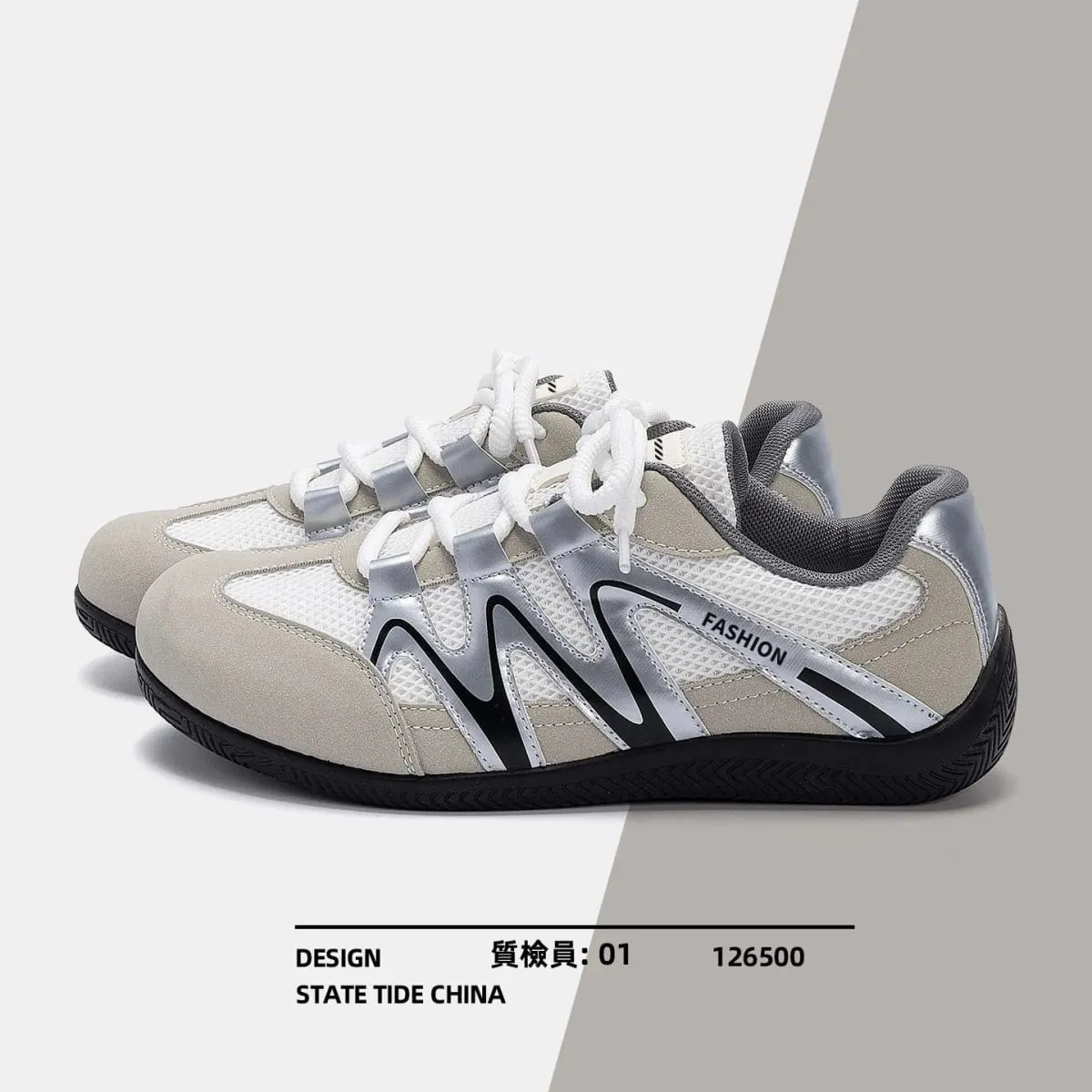 Men's Mesh Breathable Casual Sneakers Lace Up Flat Sole Fashion Sport Shoes Daily Walking Ladies Lightweight Athletic Footwear — image 8