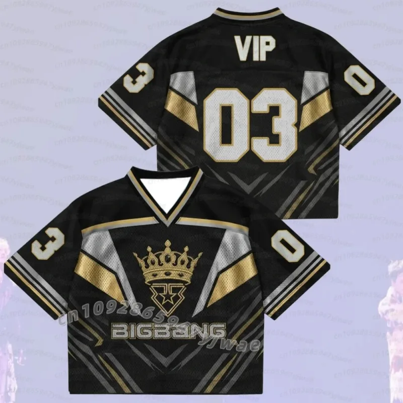 26 Men Women Bigbang 2026 World Tour Mixed Mesh Jersey Streetwear Concert Fans Jersey T-Shirt Short Sleeve T-Shirt Men Hoodies — image 8
