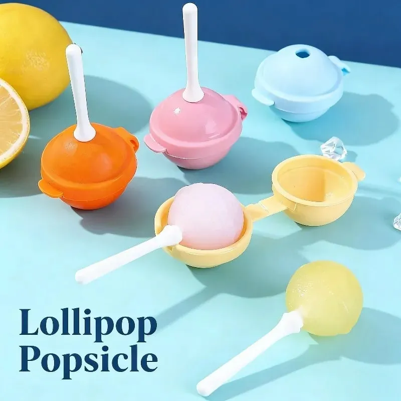 Mini Silicone Popsicle Mold Lollipop Ice Tray Food Grade Reusable Non-Stick Stackable Ice Cream Mould for Egg Bites Food Storage — image 2