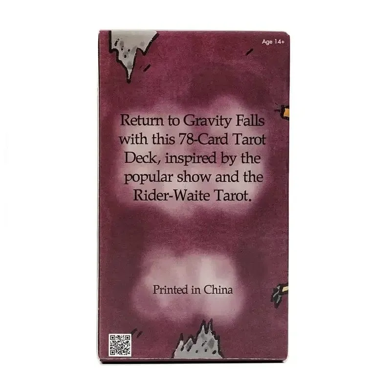 Carte dei Tarocchi misteriosi Un mazzo da 78 Gravity Falls Mazzo da 78 carte ispirato Versione inglese Witchy Beginner Tarocchi Giochi da tavolo