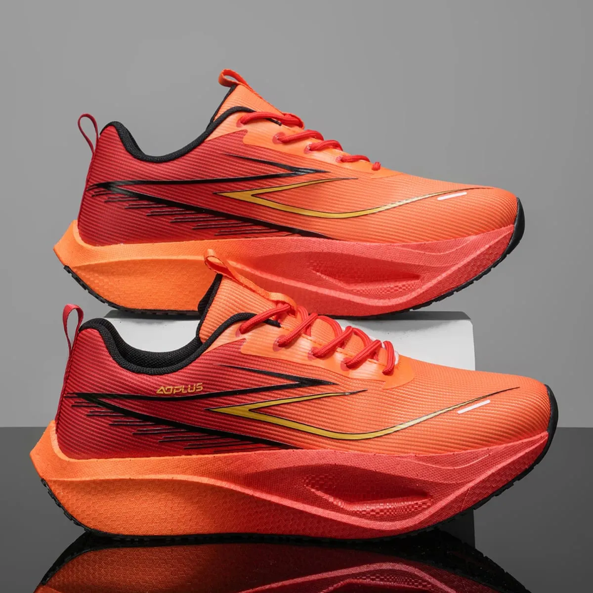 Men Running Shoes Carbon Board Marathon Sports Men's Speciality Sneakers Lightweight Women's Comfortable Athletic Nonskid Shoes — image 3