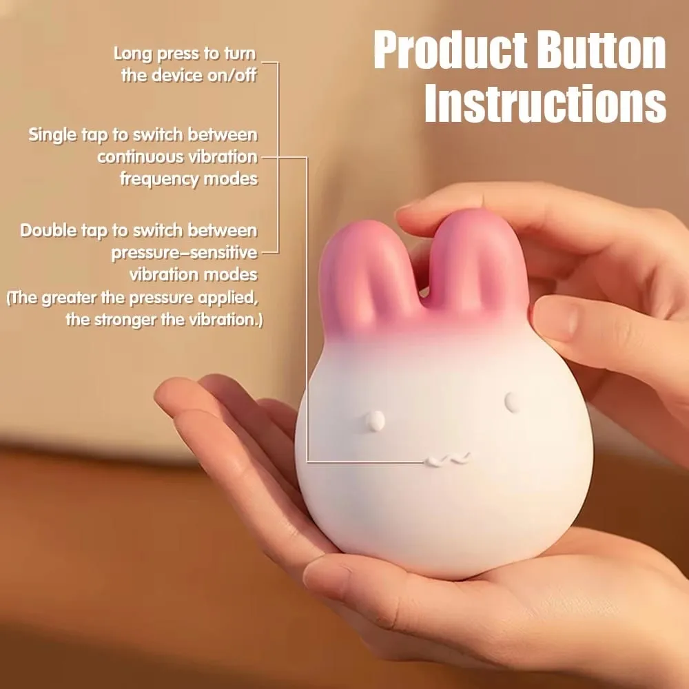 Sex Toy Rabbit Shaped Silicone Vibrating Egg Smart Pressure Sensitive Control Women Masturbators Massager Bdsm Adult Sex Toys