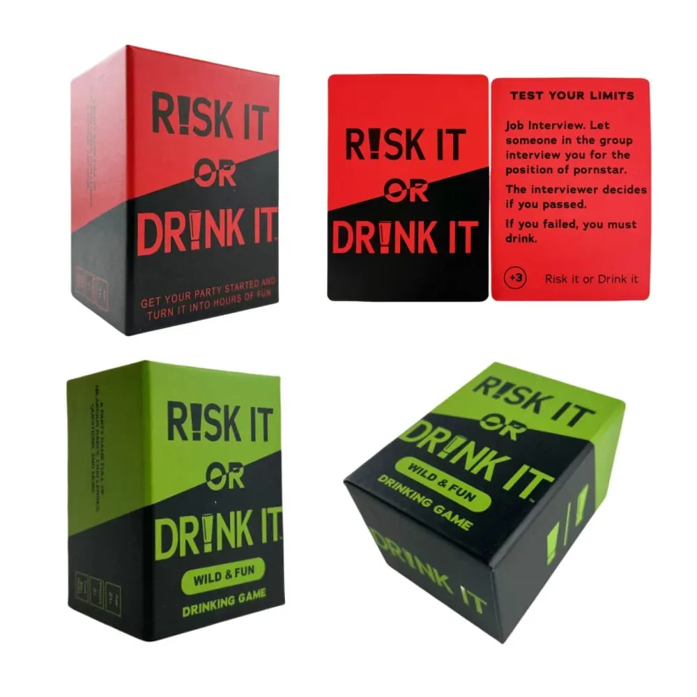 New Model Fun Party Game For College Card Game Drinking Game Pregame Night Hilarious Dares Challenges Questions Adult — image 2