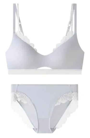 Sexy Push Up Sports Bra & Panties Set Wireless T-shirt Bra for Large Small Bust Plus Size Anti Sagging Seamless Workout Bralette — image 13