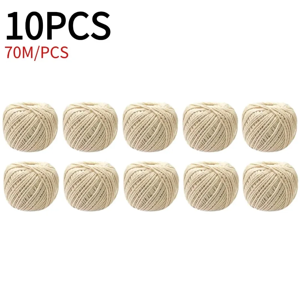 1/2/3/4/5/10/20PCS Cooking Tools Butcher's Cotton Twine Meat Prep Trussing Turkey Barbecue Strings Meat Sausage Tie Rope Cord — image 14
