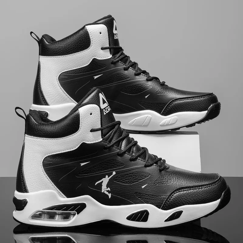 Men's High-Top Basketball Shoes Fashion Air Cushioning Comfortable Non-Slip Breathable Shock-Absorbing Outdoor Activities Sneake — image 12