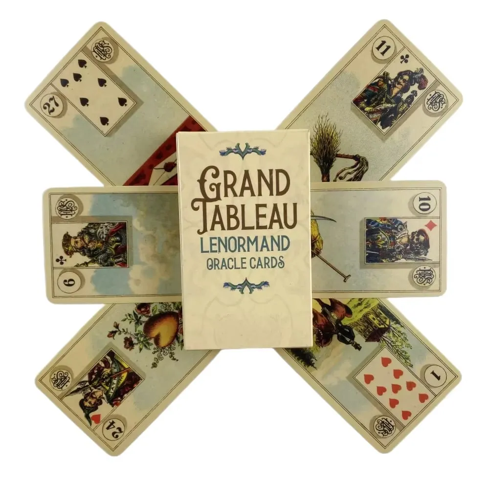 36 Full-Color ArtGame Card Divination Tarot Tableau Grand Tableau Lenormand Cloth Grand Tableau Leno — image 5