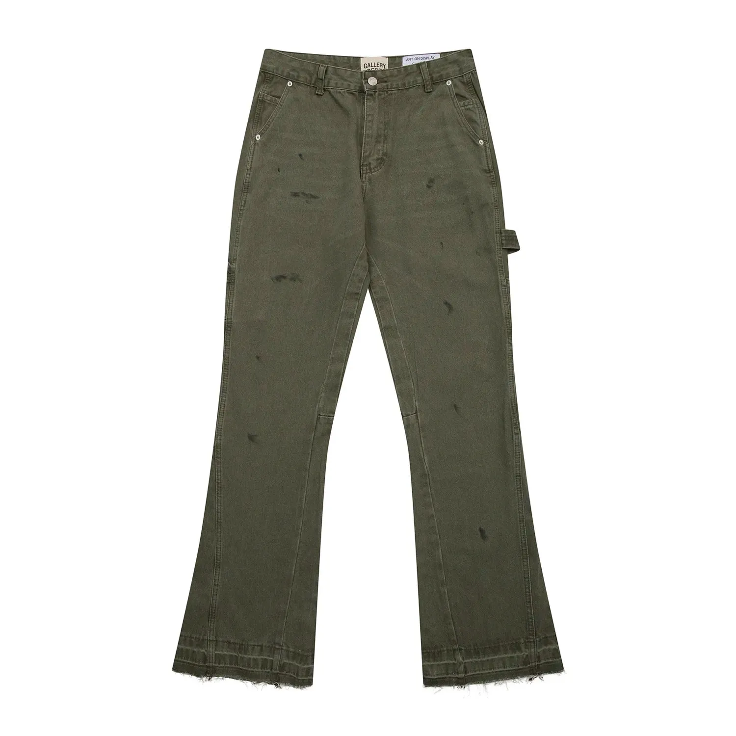 Gallery Dept splash ink splash paint wash splicing micro pull jeans overalls casual pants — image 7