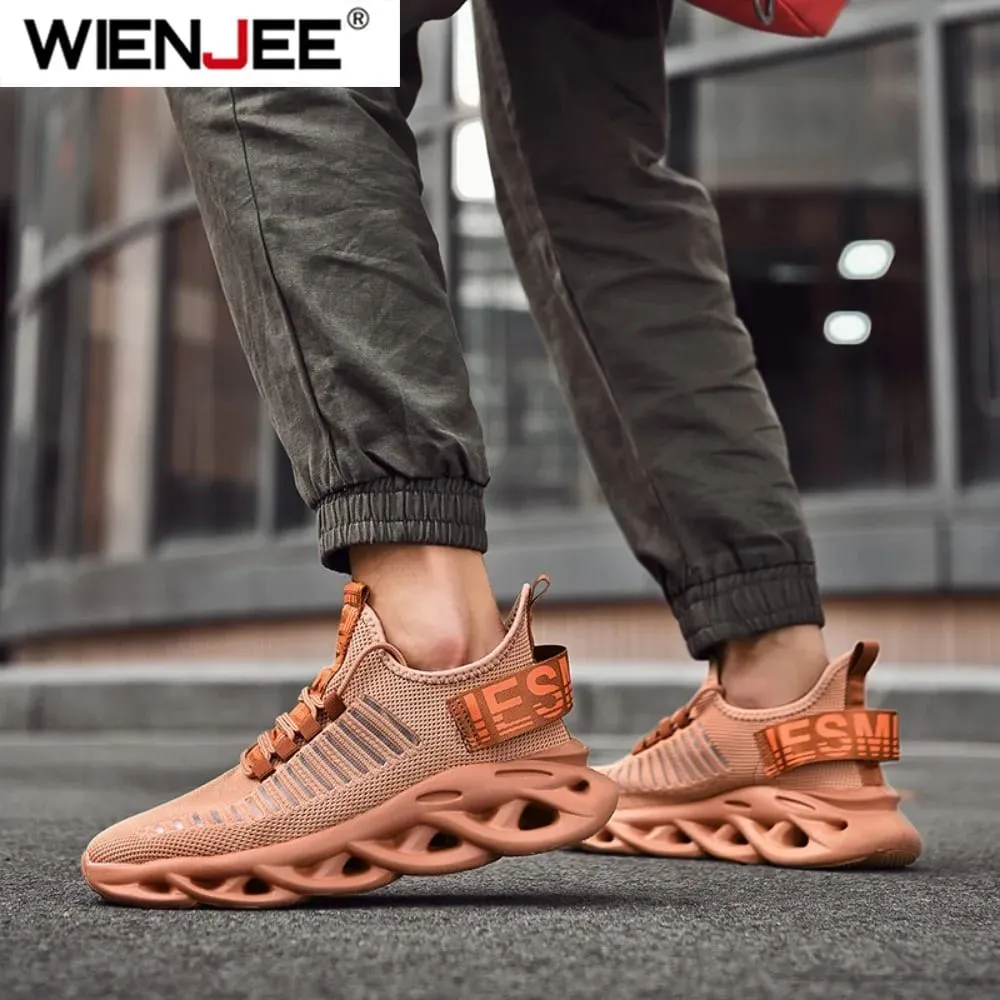 Mens Athletic Sneakers Lightweight Breathable Gym Shoes Non Slip Walking Shoes Comfortable Sports Shoes For Men Training — image 7