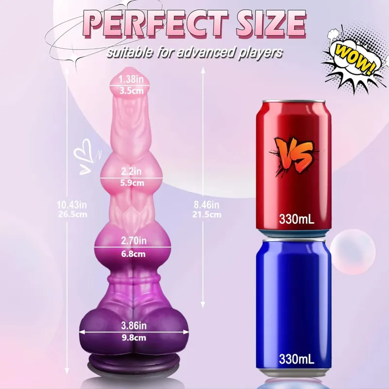 Huge Silicone Dildos Big Knot Realistic Anal Plug Dog Penis Suction Cup Adult Sex Toys Dick Prostate Massage Dildo For Women Men