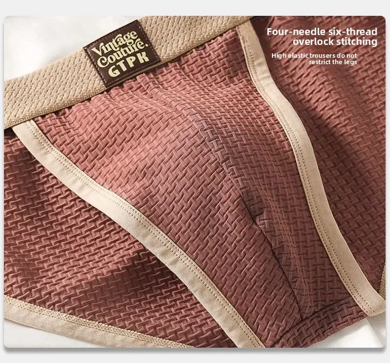 3 pcs Vintage Men High Cut Nylon Briefs Ice Silk Mesh Cool Underpants Soft Breathable Quick Dry Mens Underwear — image 5