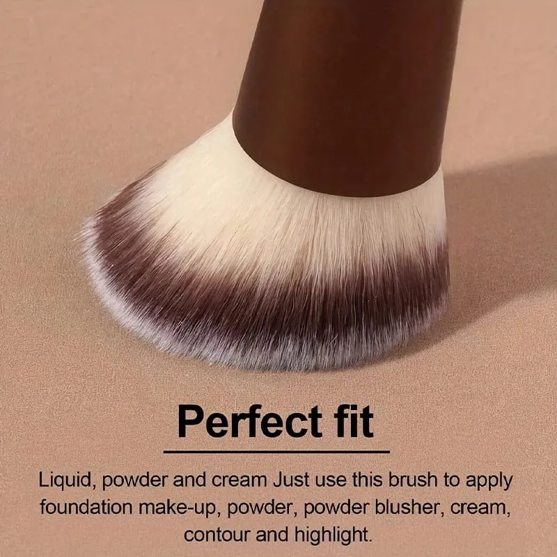 2pcs Professional Aluminum Tube Makeup Brush Set Soft Foundation Brush Blush Brush Powder Brush Concealer Brush Contour Bru — image 4