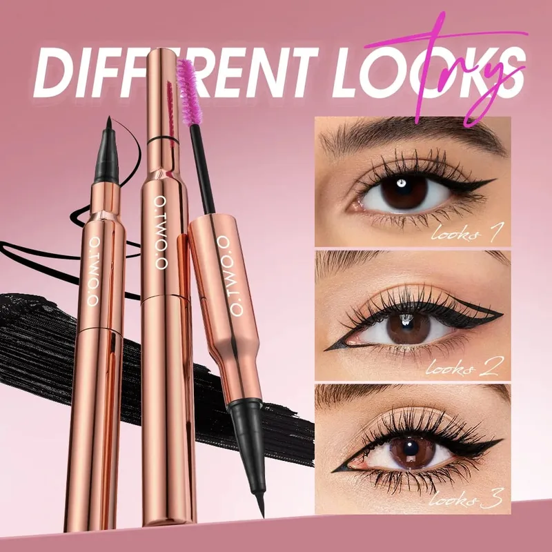 O.TWO.O 9 pezzi trucco completo viso impostazione polvere primer base mascara eyeliner penna sopracciglio tinta rossetto ombretto trucco per le donne — image 5