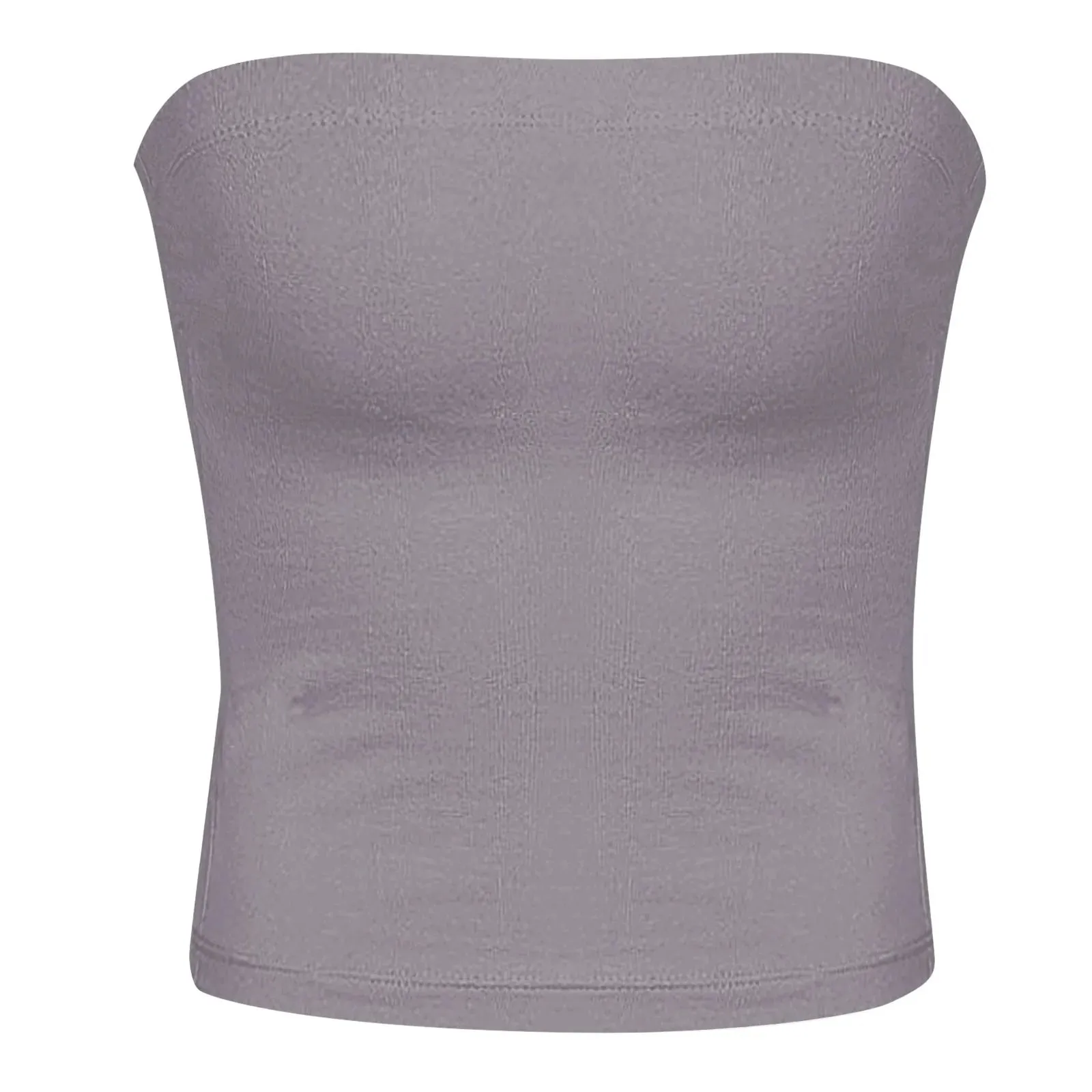 Sexy Off Shoulder Tube Tops Women Strapless Solid Color Backless Bandeau Tops Summer Slim Fit Bottoming Shirts Underwear
