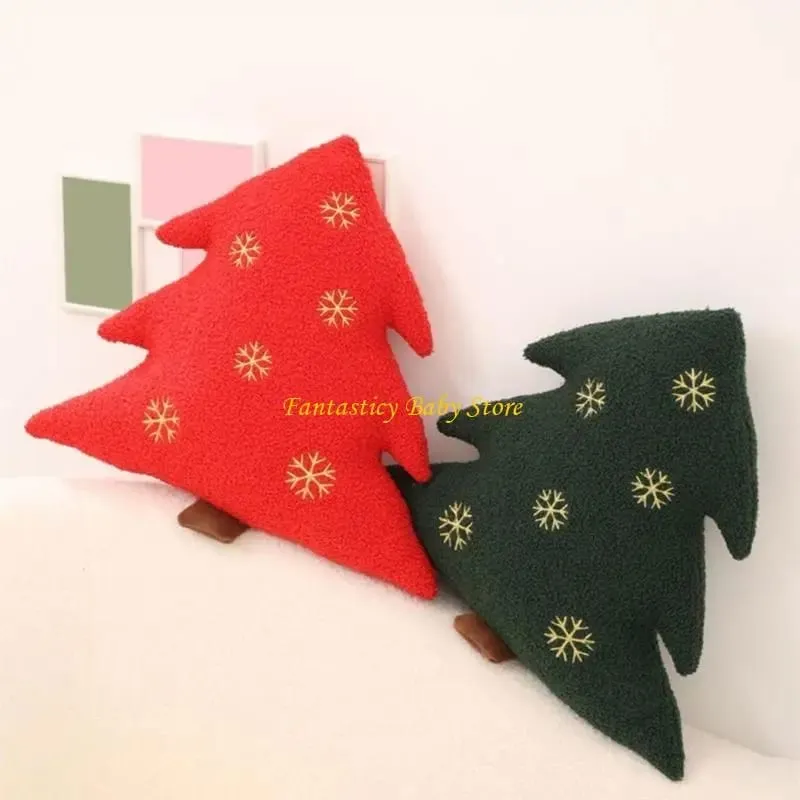 J6BE Dessert Stuffed Plush Pillow for Christmas Decoration Festive Room — image 6