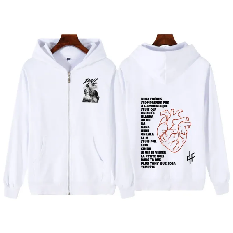 Rapper PLK Graphic Zipper Hoodies Men's Women Clothing Fashion Hip Hop Harajuku Oversized Zip Up Hoodie Sweatshirts Funny Wears — image 4