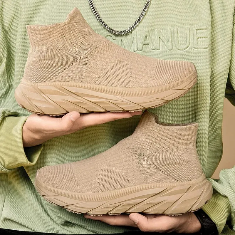 Men Running Walking sock Shoes winter boots Casual Sneakers plush warm shoes Sport shoes Lightweight Men Sneakers Casual Shoes — image 4