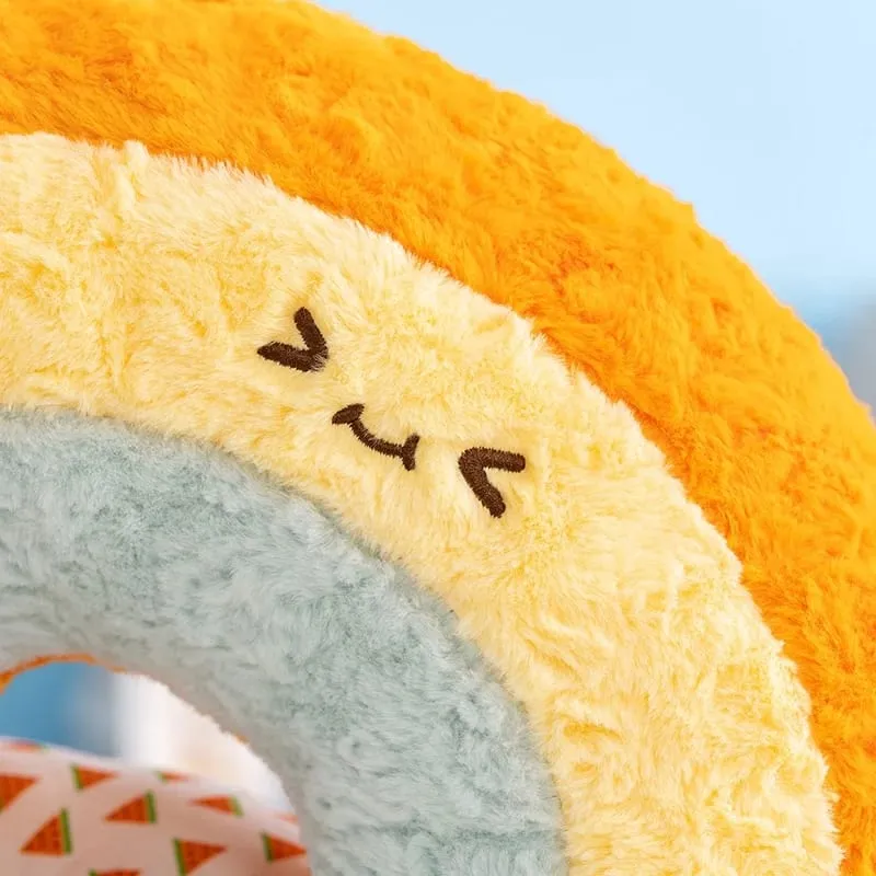 45/55CM Cloud Rainbow Plush Pillow Stuffed Soft Cartoon Weather Sofa Decor Toy Cushion for Kids Bedroom Office — image 7