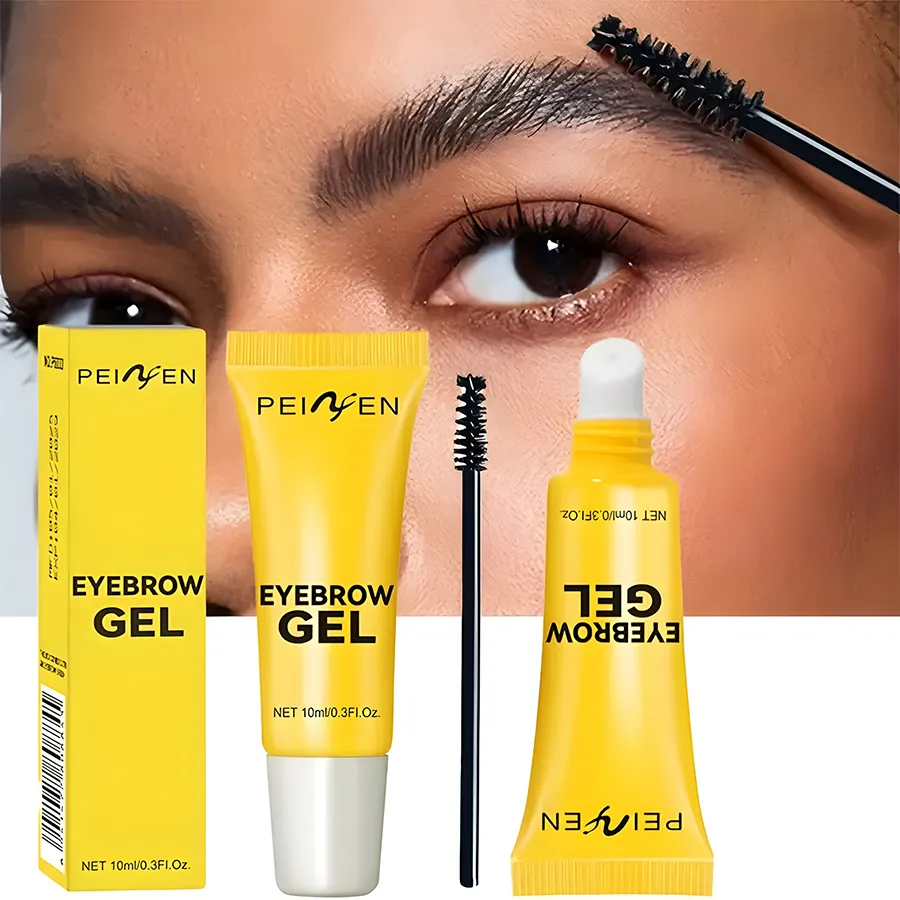 Eyebrow shaping gel Eyebrow shaping cream with brush Wild eyebrow strong shaping — image 2