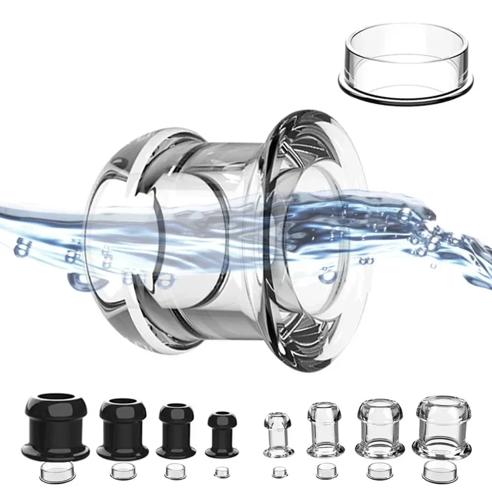 Hollow Speculum Peeking Anal Beads Vagina Butt Plug Ass Expander Tunnel Transparent Anus Dilation BDSM Sex Toy for Gay Couples — image 2