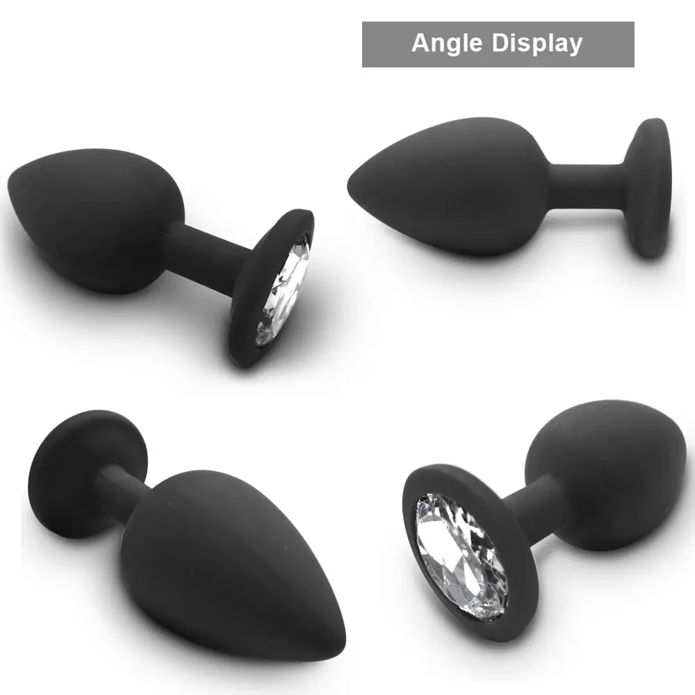 4st mjuk silikon analplugg Mini Erotisk Bullet Vibrator Butt Plug Sexleksak för män Kvinnor Gay Par Anal Prostata Stimulator — image 4