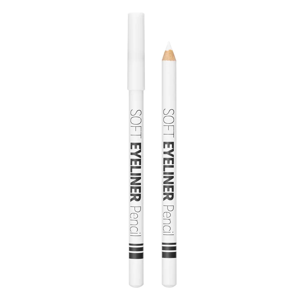 Waterproof White Eyeliner Pencil Smooth Easy Wear Long-Lasting Eye Brightener Fashion Makeup Tool for Smooth Application