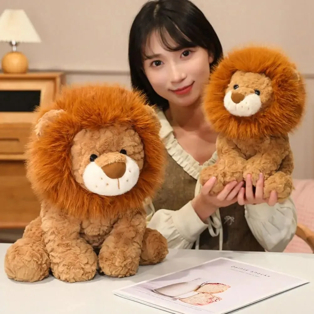 Creative Gift Soft Lion Animal Pillow Cute Emotional Support 13.8inch Pillow