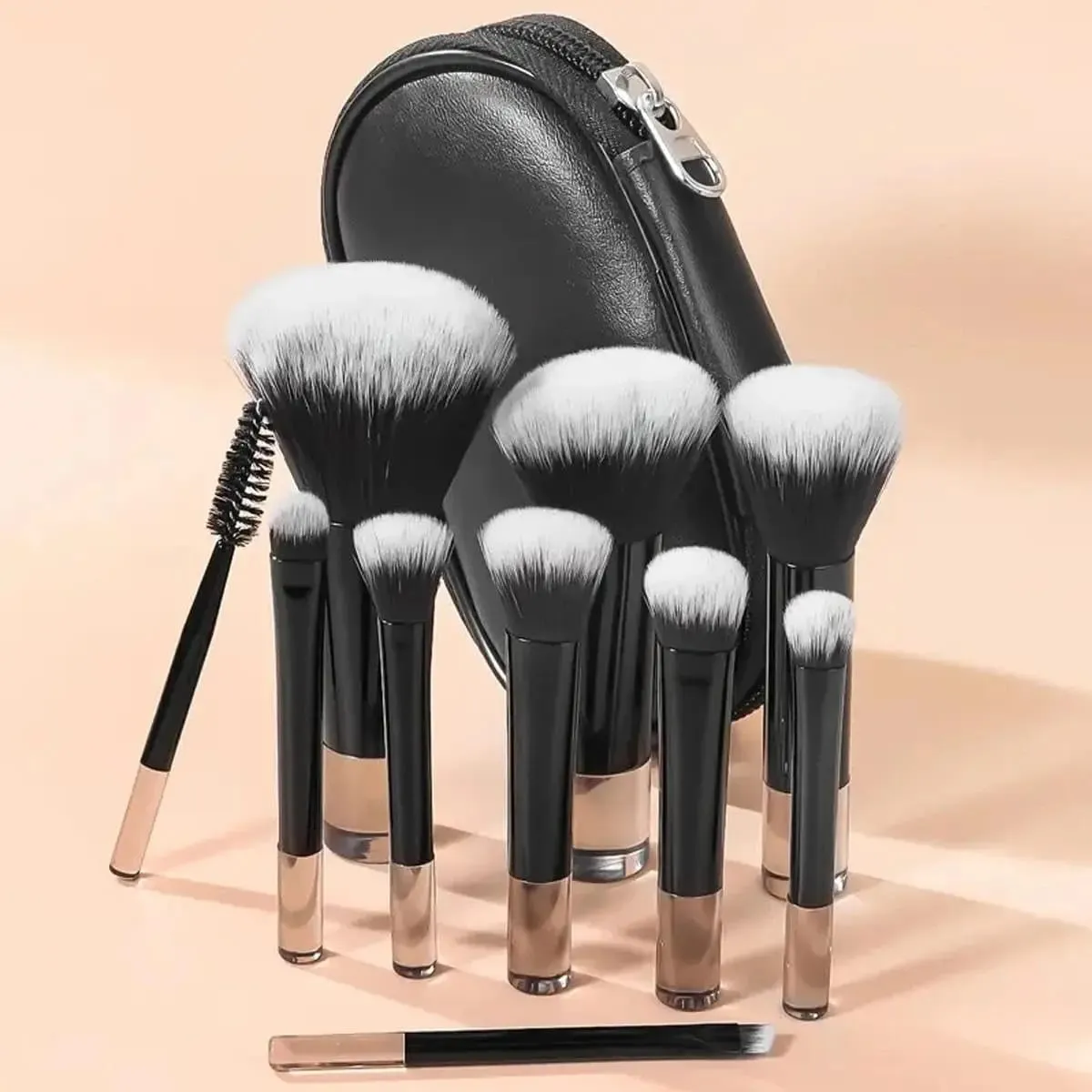 10 Pcs Mini Makeup Brush Set Travel Makeup Brushes — image 1