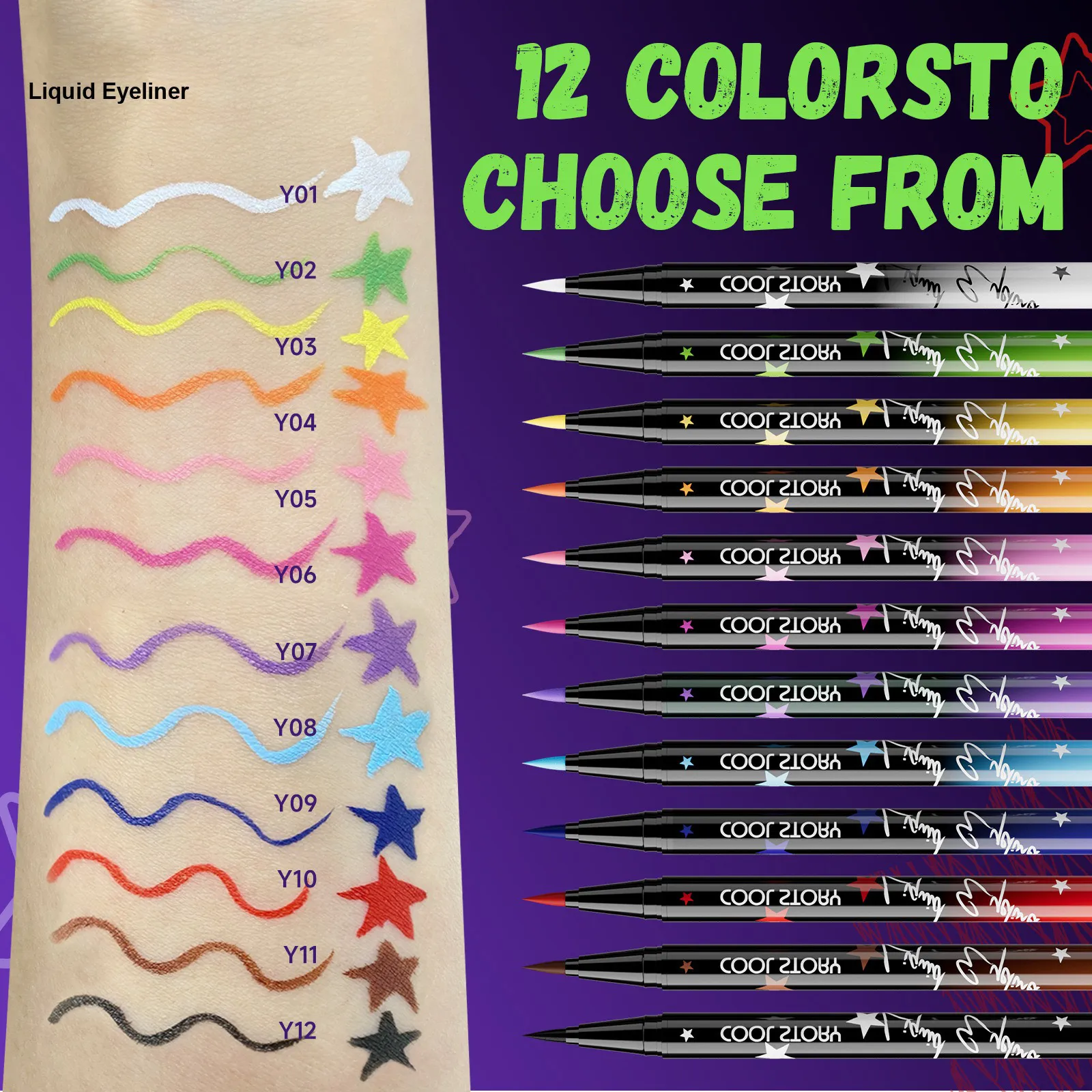 Red White Black Waterproof Eyeliner Pencil Untra-fine Liquid Eye Liner Pen Quick Dry Long Lasting Non Smudge Makeup Cosmetics — image 6