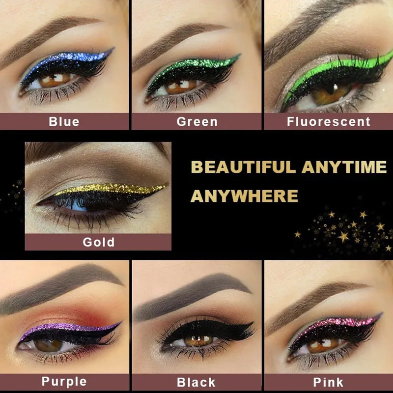 2in1 Eyeshadow Eyeliner Stickers False Eyelashes Waterproof Eyelash Liner Patches Instant Cat Eye Natural Look Party Eye Makeup — image 4
