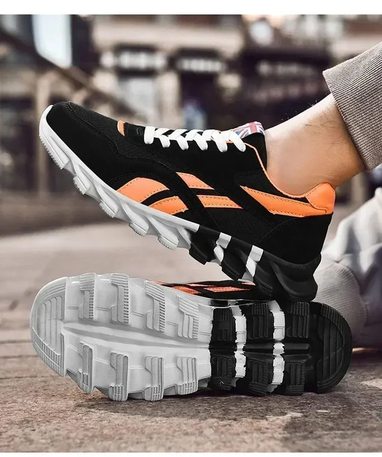Brand Trend Size 36-48 Men's Wear-resistant Cushioning Thick-soled Fitness Sneakers Outdoor Breathable Running Shoes for Men — image 10