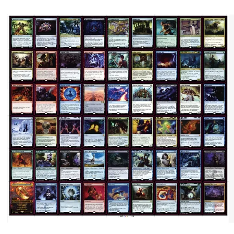 216 Pcs Black Core Cards P9 Dual Land Fetch Land Shock Lands Proxy Cards Cards — image 3