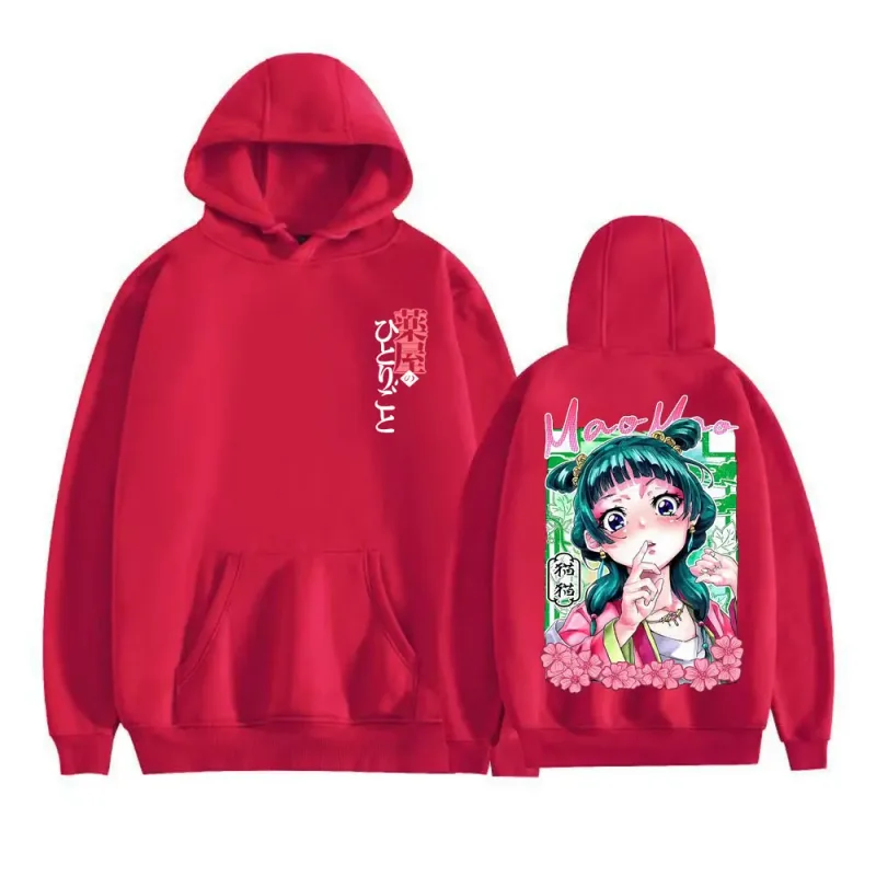 New Anime The Apothecary Diaries Hoodies Men Women's Fashion Kawaii Cute Cartoon Sweatshirt Fleece Long Sleeve Hoodie Streetwear — image 11