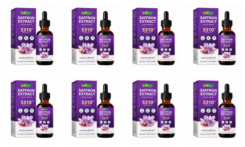 Saffron Extract Liquid Drops 117mg per Serving for Antioxidant Balanced Mood Healthy Sleep & Premenstrual Comfort Support 60ML — image 12