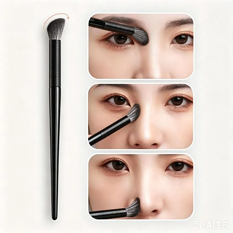 3/6/9PCS Eye Brushes Set Complete Eyeshadow Eyeliner Eyebrow Contour Kit Professional Blending & Detail Makeup Tools — image 5