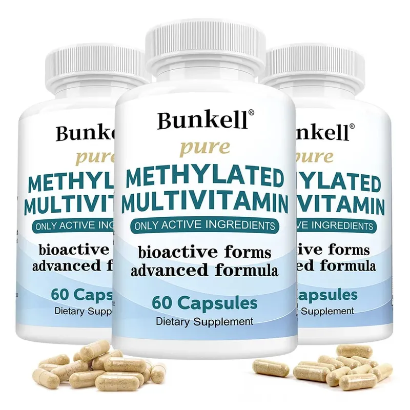 Suplemen Multivitamin Metilasi berkeupayaan tinggi dengan Vitamin C D B12 Untuk Menyokong Tenaga dan Fokus serta Mengekalkan Kesihatan Jantung — image 10