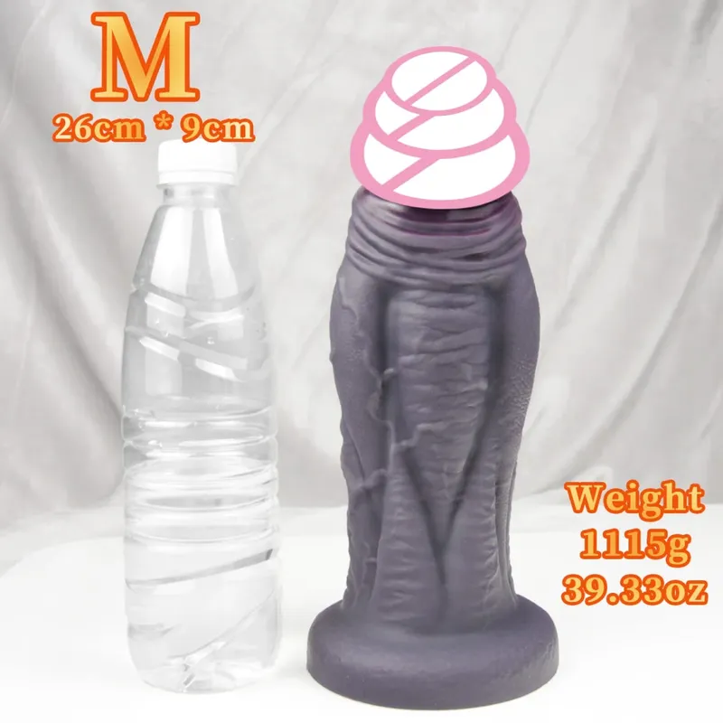 Huge Anal Dildo Buttplug Silicone Anal Plug Masturbator With 4 Sizes Big Dick Prostate Massager G-spot Stimulation Sex Toys 18+