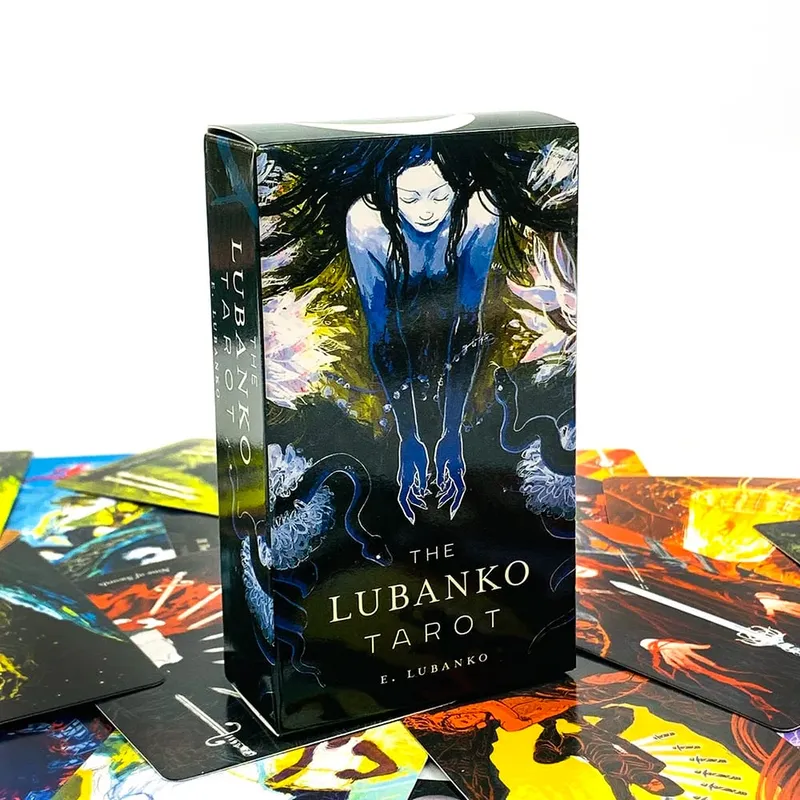 The LUBANKO Tarot Deck Mystical Artwork Ανθεκτικά και φορητά παιχνίδια διαλογισμού και πάρτι Τέλεια για πνευματική καθοδήγηση και συλλέκτη — image 1