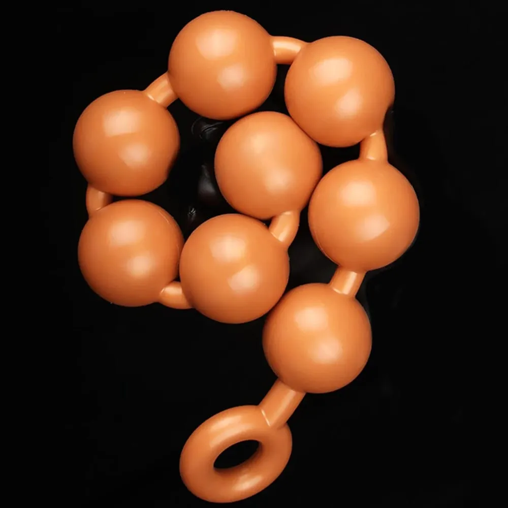 But Plug Silicone Anal Beads Big Anal Plug Tail Anal Big Ball Sextoy Sex Toys Huge Butt Plug Adult Toys Ass Plug — image 1