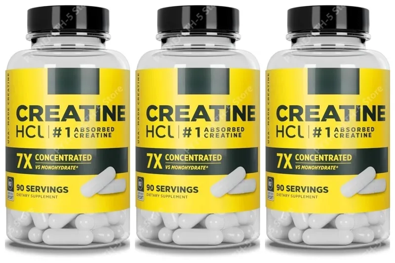 Creatine HCl Capsules Muscle Cognitive Cellular Energy Support | No Bloating or Cramps Creatine Pills (90 Capsules) — image 7