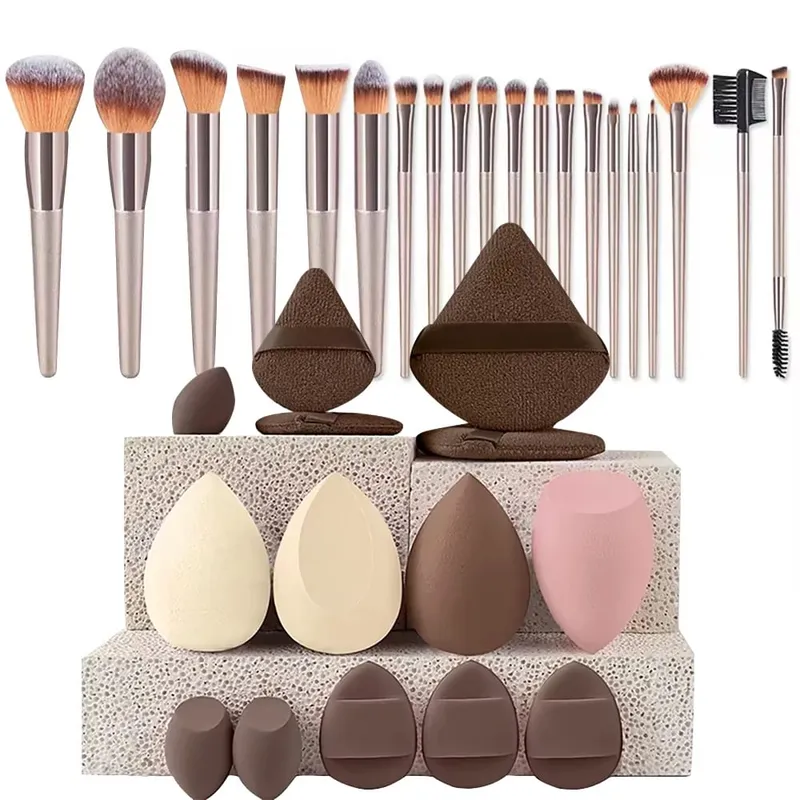 13PCS Makeup Brush Set Foundation Concealer Powder Eyeshadow Blush Brush Kabuki Blending Cosmetic Beauty Tool for Face — image 23