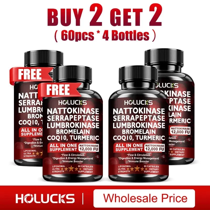 Nattokinase Supplement with COQ10 for Cardiovascular & Circulatory Support Heart Health Vegan & Gluten Free — image 11