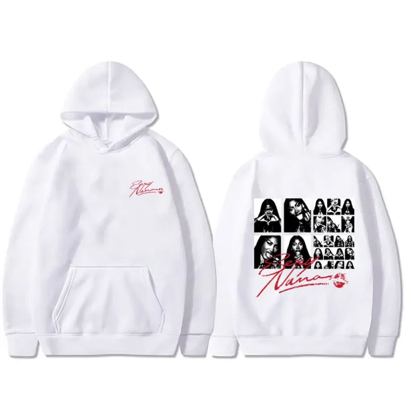 Rapper Aya Nakamura Sexy Nana Hoodie RnBoi My Eyes Only Flashback Sweatshirt Men Women Hip Hop Retro Oversized Pullover Hoodies — image 6