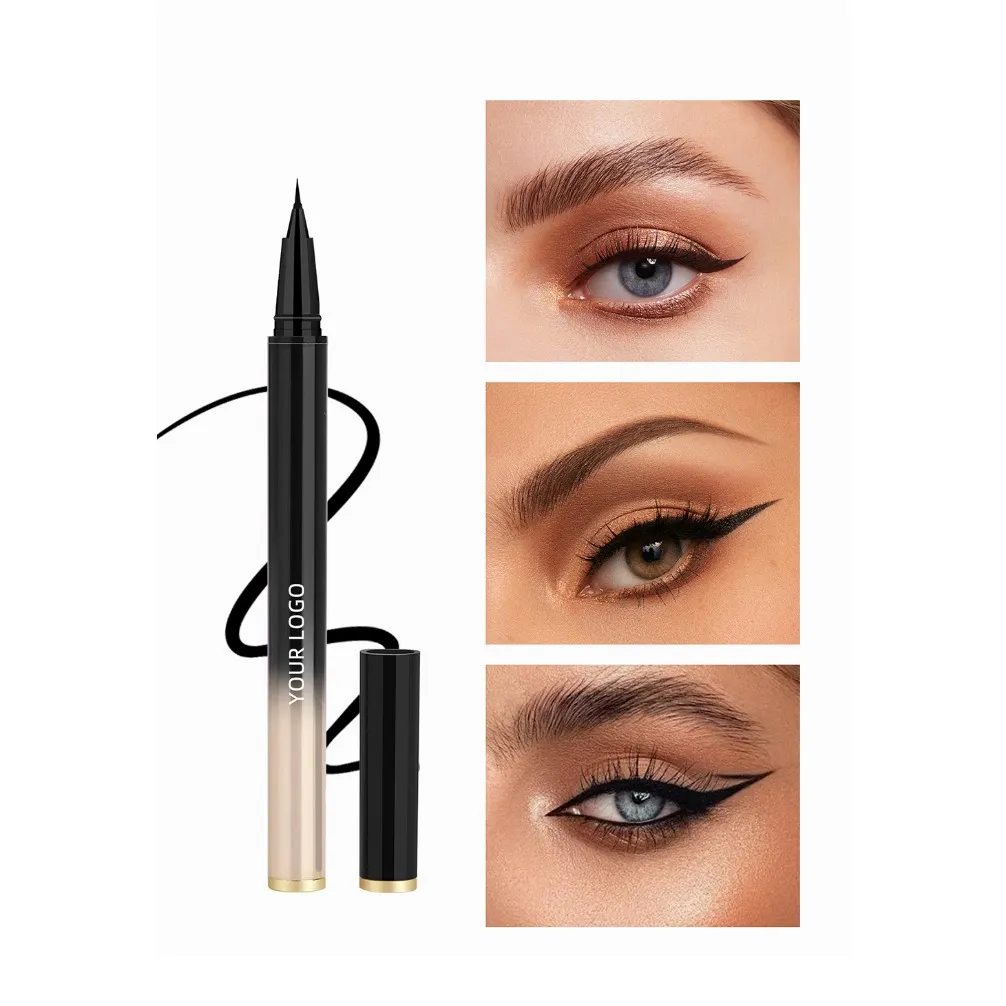 Vegan Ultra Fine Long-Lasting Black Eyeliner Pencils -Waterproof Sweatproof and Smudge-Proof Eye Liner Pen Private Label Makeup — image 2