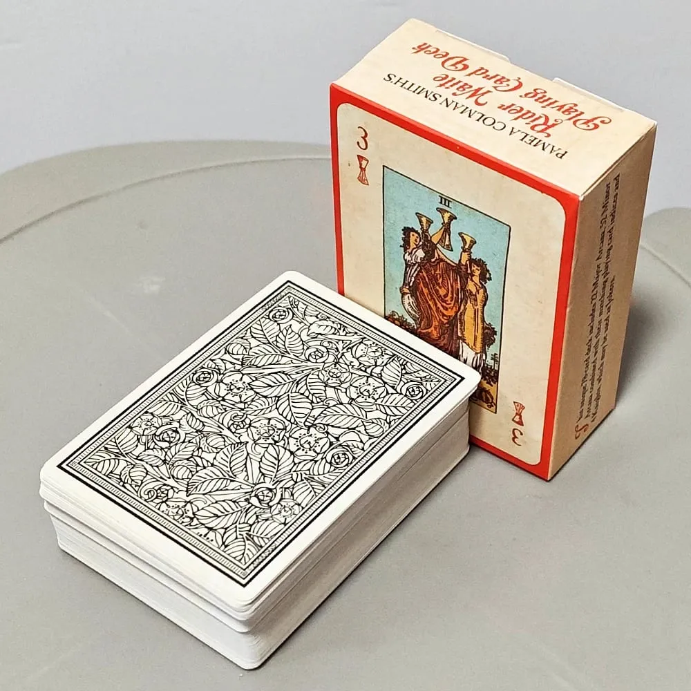 RWS Playing Card Deck: 9*6cm 78-Card Poker Deck Illustrated with RWS Images Combines Tarot and Playing Cards Double-embossed — image 3