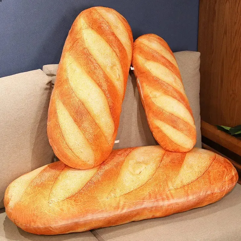 Hot Giant Bread Plush Long Pillow Toy Soft Funny Simulation Food Toy Creative Cushion Birthday Present Christmas Gift Decoration — image 3