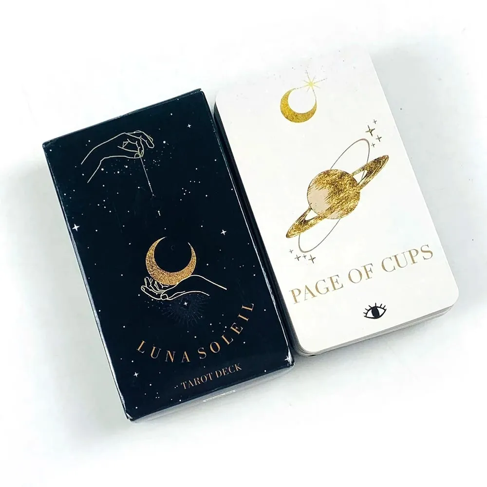 Luna Soleil Tarot Deck Starry Dreams Celestial Astrology Witchy Cards Great For Divination Meditation & Party Games — image 1